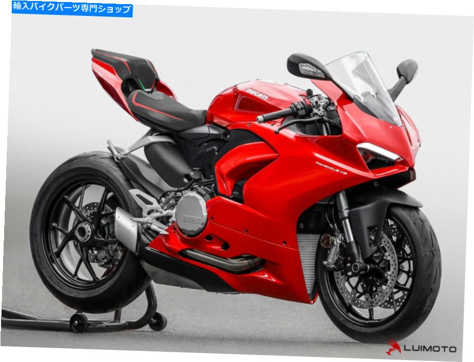 シート Luimoto Veloceライダーとドゥカティv2 2020のためのシートカバー LUIMOTO VELOCE RIDER AND OR SEAT COVERS FOR THE DUCATI V2 2020【並行輸入品】