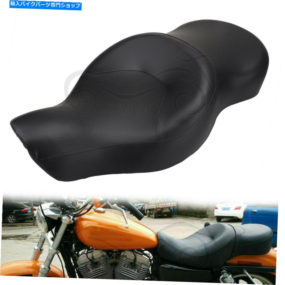 シート ハーレー72 Sportster 883 1200 XL883N XL1200X Driver Passenger Two-Up Seat For Harley 72 Sportster 883 1200 XL883N XL1200X【並行輸入品】