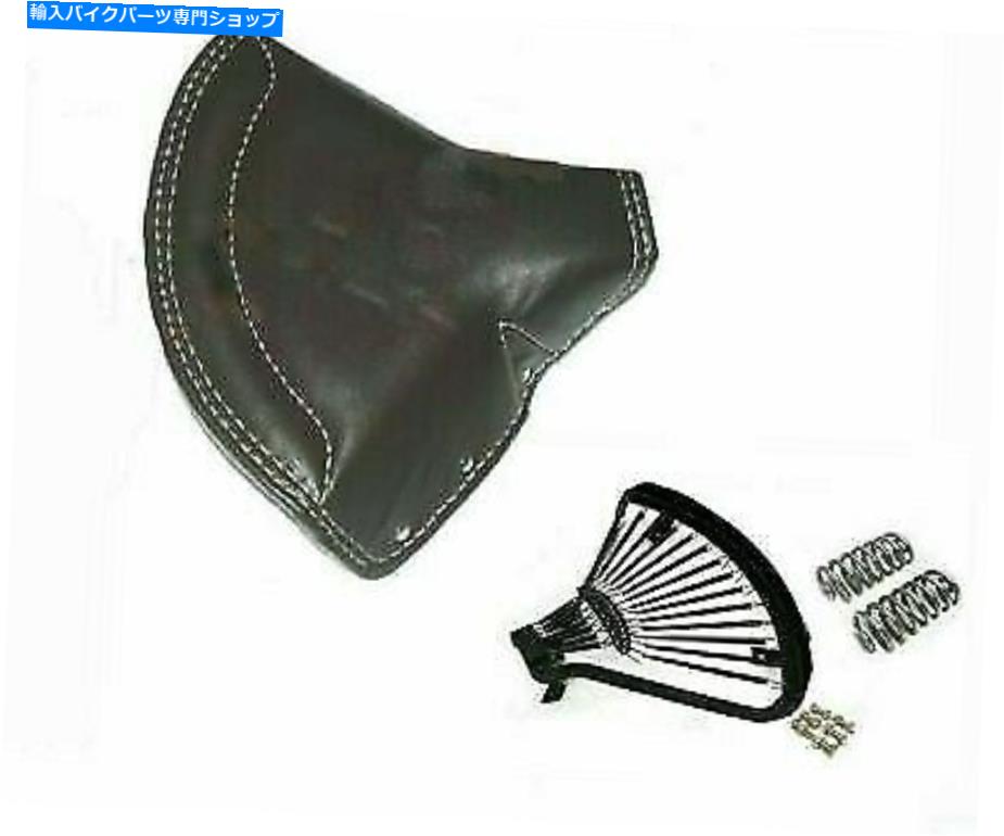 シート LycettブラックレザーフロントソロシートコンプリートBSA C11G Lycett Black Leather Front Solo Seat Complete Bsa C11G【並行輸入品】