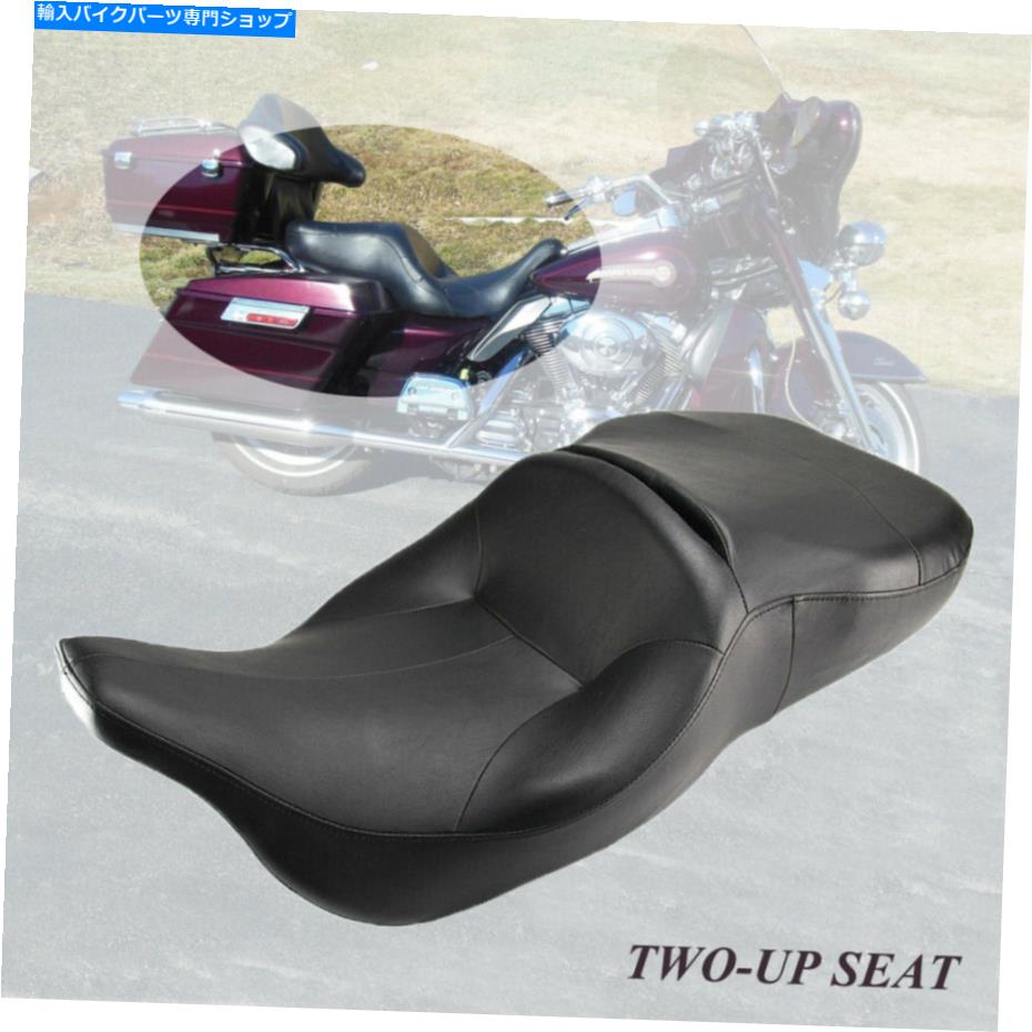 シート ハーレーエレクトログライドスタンダードウルトラクラシックFLHTC 97-07用ライダーの助手席 Rider Passenger Seat For Harley Electra Glide Standard Ultra Classic FLHTC 97-07【並行輸入品】