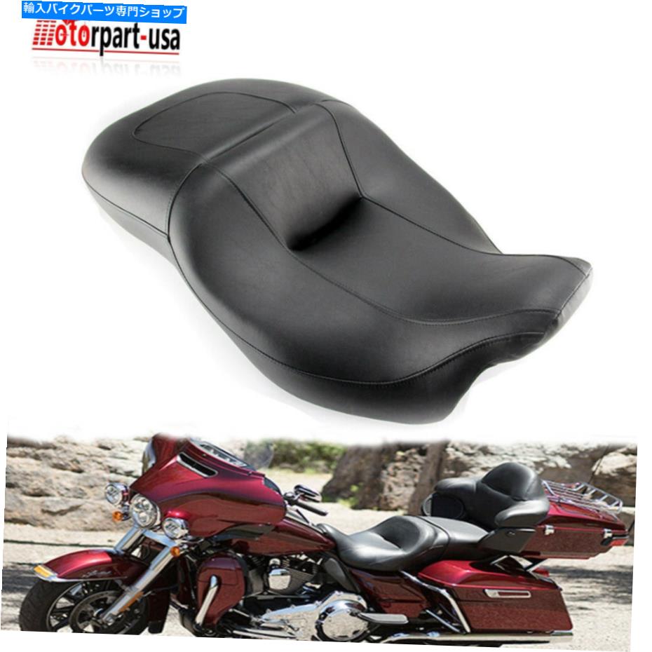 シート ハーレーツーリングElectra Glide 2008-2020のための2アップライダードライバーの助手席 Two-up Rider Driver Passenger Seat For Harley Touring Electra Glide 2008-2020【並行輸入品】|Us Custom Parts Shop USDM