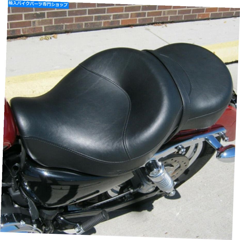 シート 運転席の助手席の2つのアップクッションフィットハーレースポーツスター883 1200 2005-2021 Driver Passenger Seat Two Up Cushion Fit For Harley Sportster 883 1200 2005-2021【並行輸入品】|Us Custom Parts Shop USDM