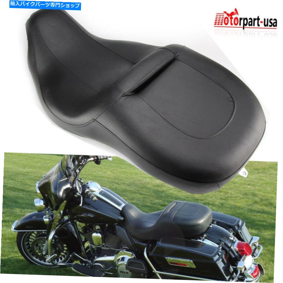 シート ハーレーツーリングエレクトラグライドFLHT 08-21のための2アップライダードライバーの助手席 Two-up Rider Driver Passenger Seat For Harley Touring Electra Glide FLHT 08-21【並行輸入品】|Us Custom Parts Shop USDM