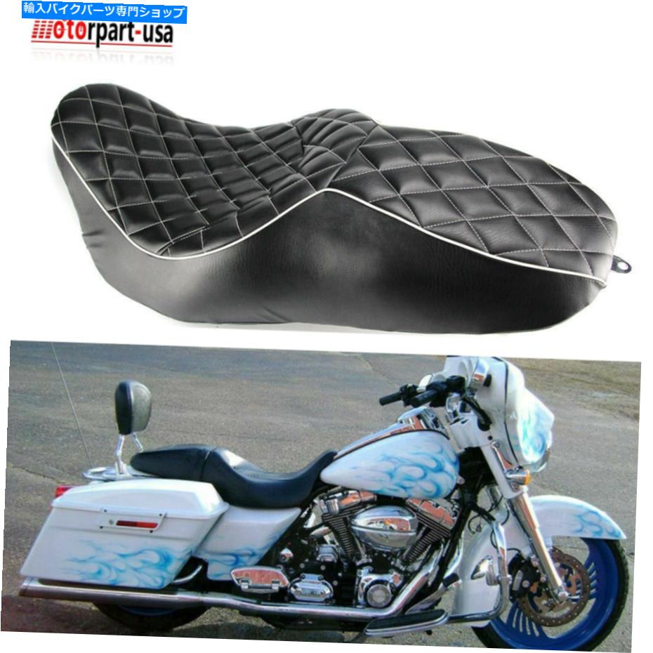 シート ハーレーツーリングロード王ストリートグライドのための2アップライダードライバー助手席08-15 2-Up Rider Driver Passenger Seat For Harley Touring Road King Street Glide 08-15【並行輸入品】｜Us Custom Parts Shop USDM