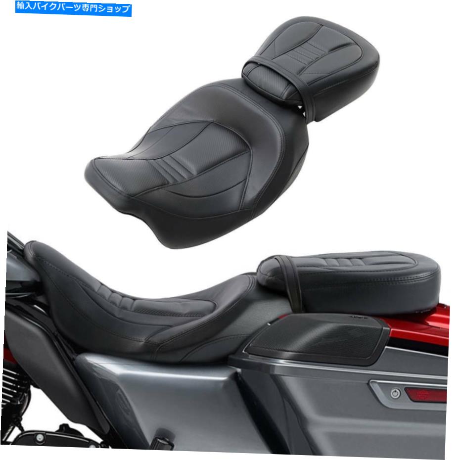 シート ハーレーツーリングロードエレクトラグライド09-21アメリカのための運転席旅客席ピリオンフィット Driver Passenger Seat Pillion Fit For Harley Touring Road Electra Glide 09-21 US【並行輸入品】
