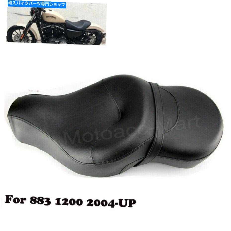 シート 運転手の後部助手席2 2つのハーリースポーツスターXL883 XL1200 04-2020 Driver Rear Passenger Seat 2 Two Up For Harley Sportster XL883 XL1200 04-2020【並行輸入品】