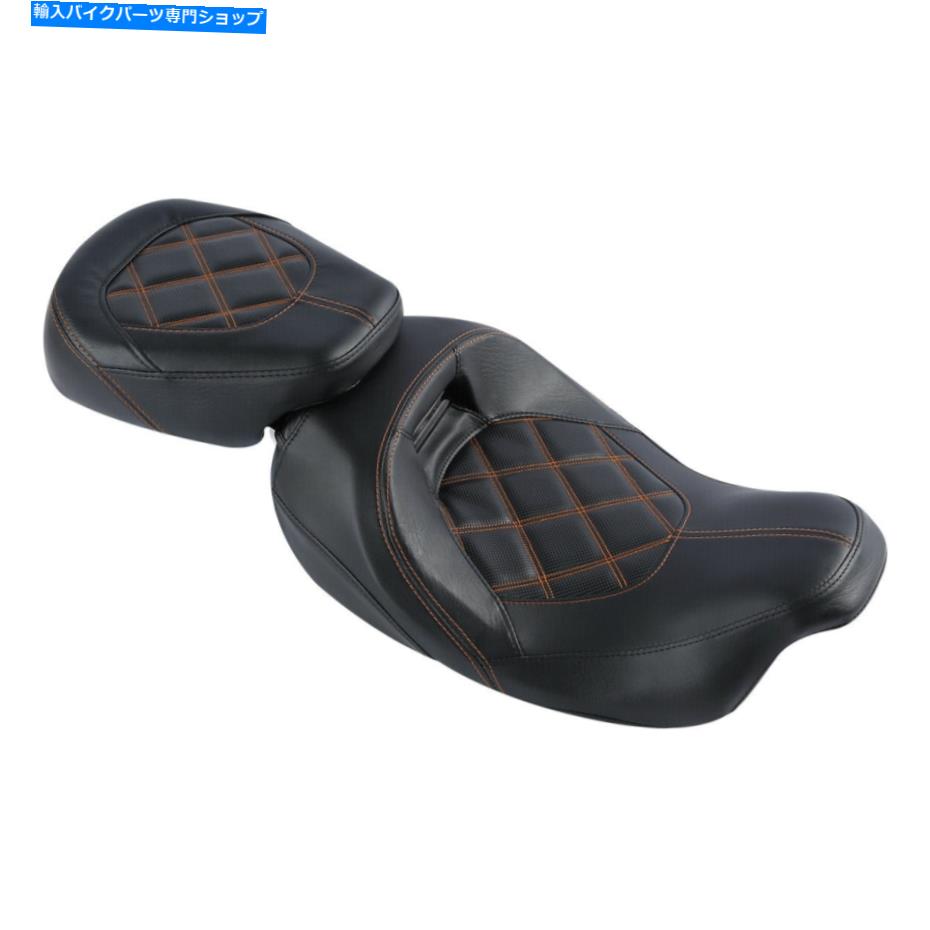 シート 運転席旅客座席の2つのアップフィットロードストリートグライド2009-2021 Driver Passenger Seat Two Up Fit For Harley Touring Road Street Glide 2009-2021【並行輸入品】