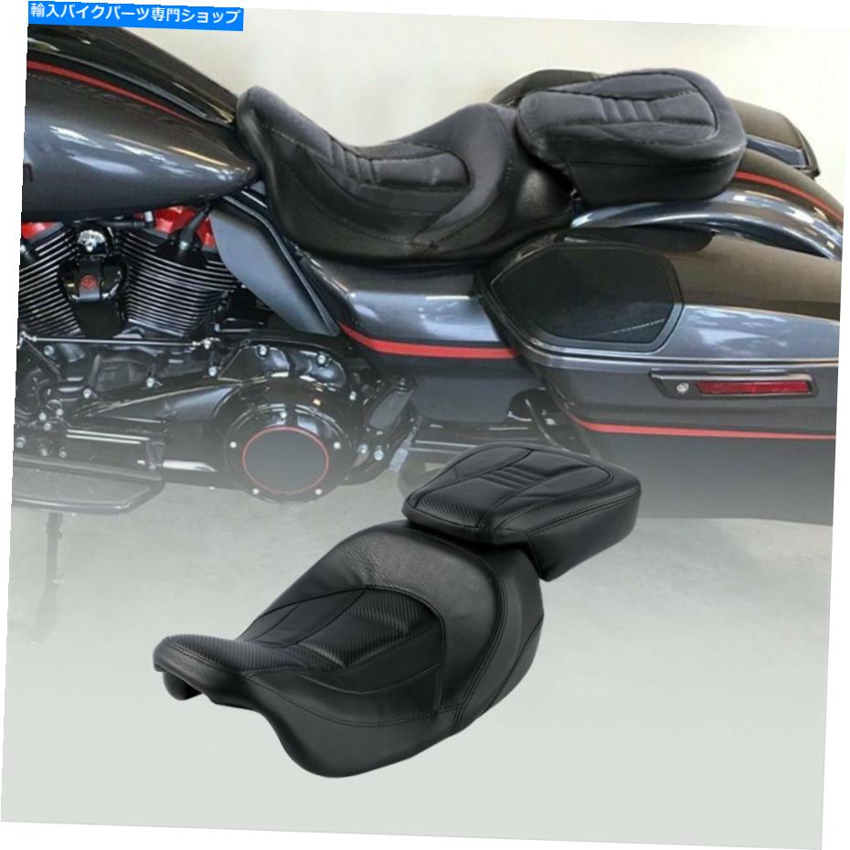 シート 運転席旅客座席フィットハーレーツーリングロードストリートElectra Glide 2009-2021 Driver Passenger Seat Fit For Harley Touring Road Street Electra Glide 2009-2021【並行輸入品】