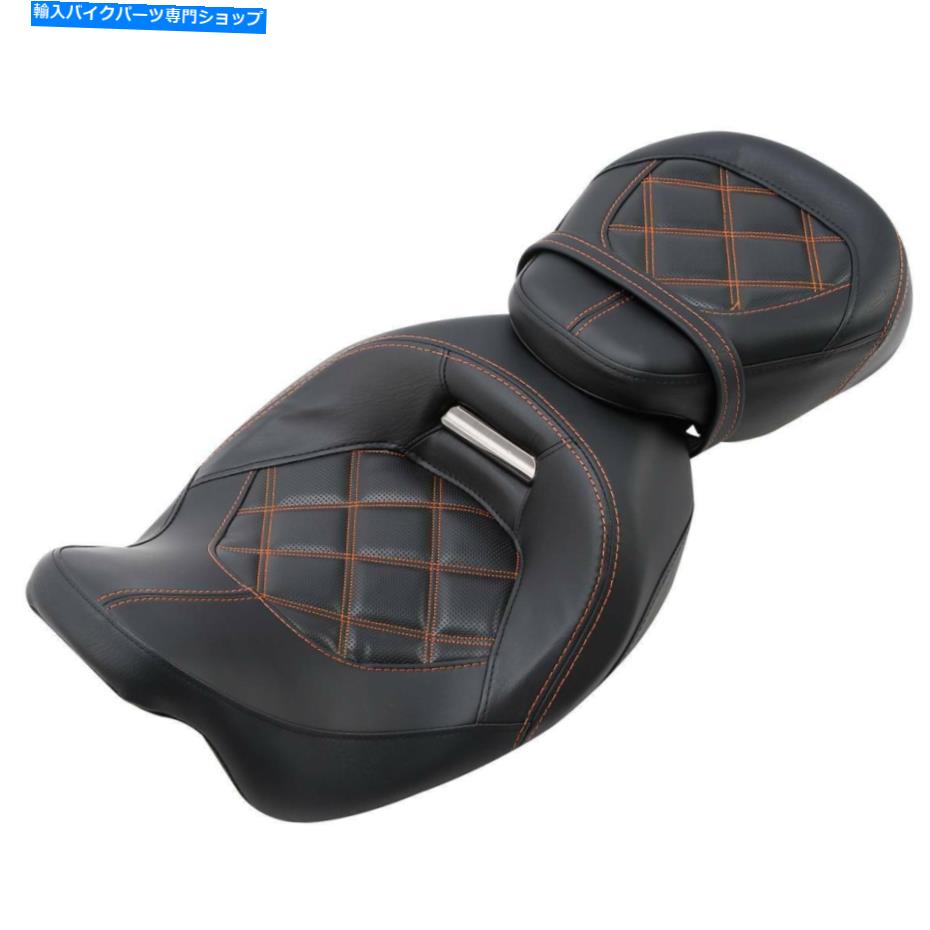 シート ハーレーツーリングCVOロードストリートグライド2009-2020のためのドライバー旅客ピリオンシート Driver Passenger Pillion Seat For Harley Touring CVO Road Street Glide 2009-2020【並行輸入品】