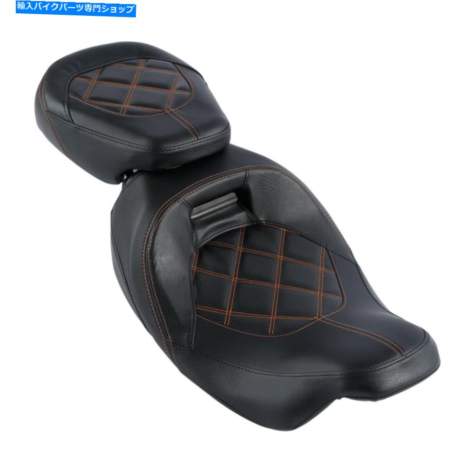 シート 運転席旅客ピリオンシートフィットハーレーツーリングロードストリートグライド2009-2021 Driver Passenger Pillion Seat Fit For Harley Touring Road Street Glide 2009-2021【並行輸入品】