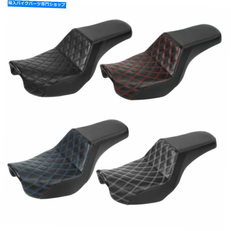シート ハーレーダイナ脂肪ボブローライダー2006-2017のライダードライバーリア旅客シートフィット Rider Driver Rear Passenger Seat Fit For Harley Dyna Fat Bob Low Rider 2006-2017【並行輸入品】