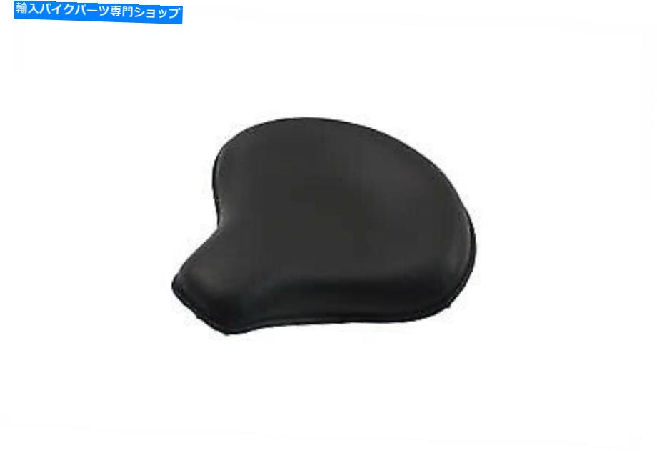 シート ブラックレザーソロシートはハーレー - ダビッドソンにフィットします Black Leather Solo Seat fits Harley-Davidson【並行輸入品】