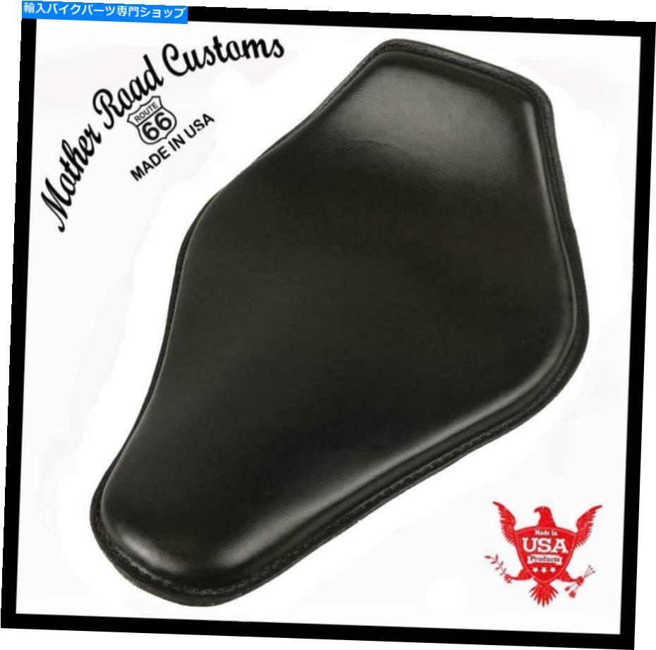 シート スプリングシートチョッパーボバーハーレースポーツスターホンダ10x13ブラックスナブノーズレザー Spring Seat Chopper Bobber Harley Sportster Honda 10x13 Black Snub Nose Leather【並行輸入品】|Us Custom Parts Shop USDM
