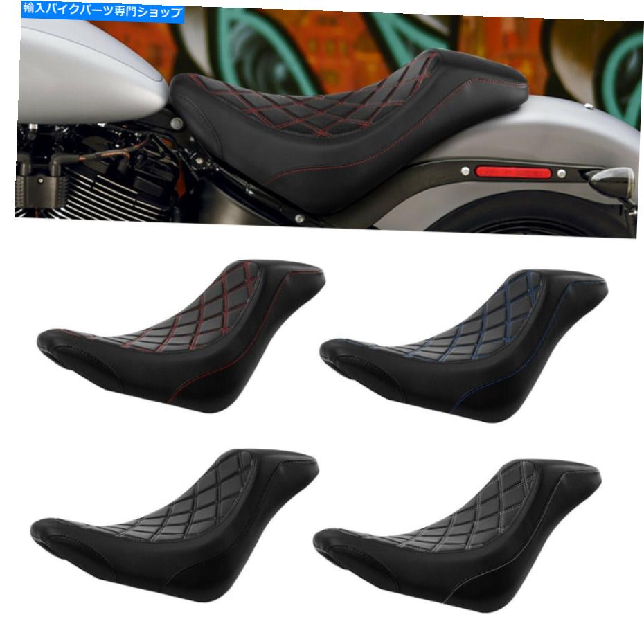シート オートバイの運転手ソロのシートフィットハーレーソフトデラックスストリートボブスリム18-20 Motorcycle Driver Solo Seat Fit For Harley Softail Deluxe Street Bob Slim 18-20【並行輸入品】