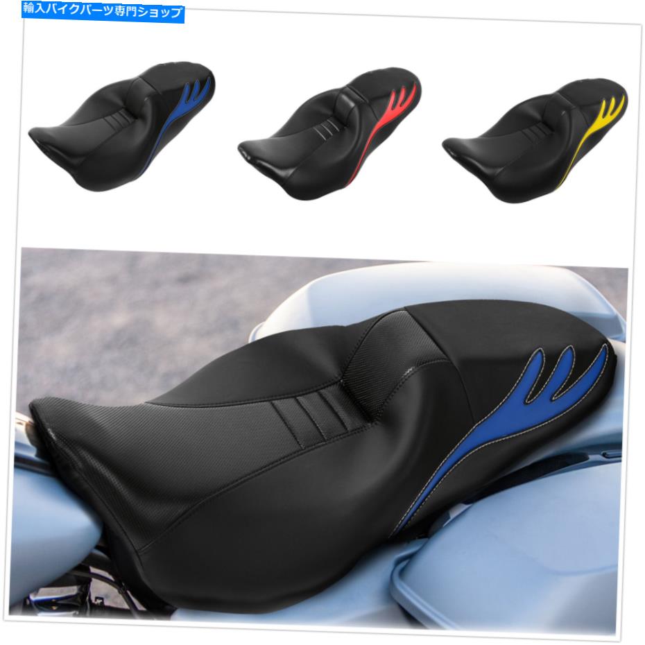 シート ハーレーロードグライドFltrx Electra Glide 09-21のライダードライバーの助手席フィット Rider Driver Passenger Seat Fit For Harley Road Glide FLTRX Electra Glide 09-21【並行輸入品】 45,372円