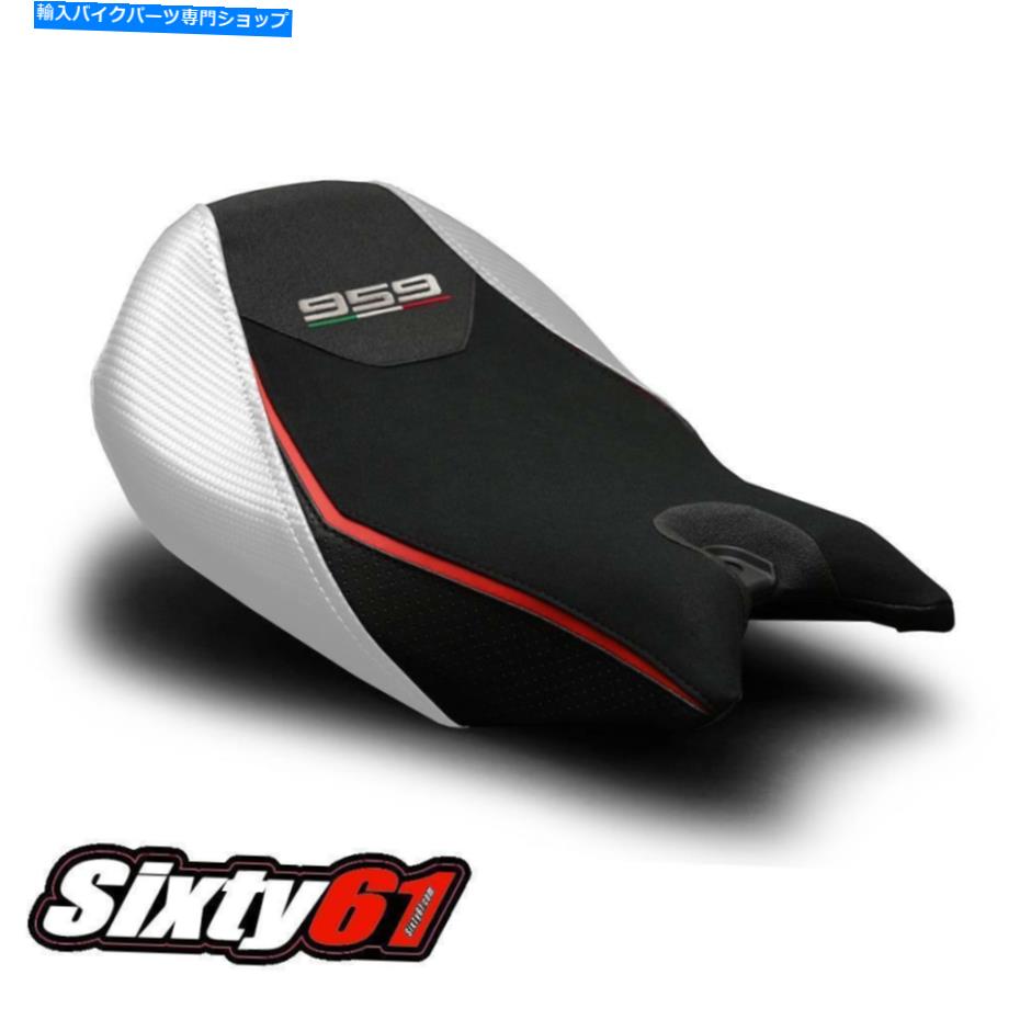 シート Ducati Panigale 959シートカバー2017 2017 2018ベロースルイモトホワイトTECグリップ Ducati Panigale 959 Seat Cover 2016 2017 2018 Veloce Luimoto White Tec-Grip【並行輸入品】