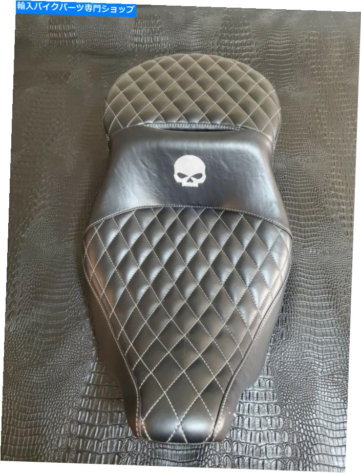 シート 2008-20ハーレーロードキングFLHR FB / M交換用シートカスタムツーリングカスタムカラー 2008-20 Harley Road King FLHR FB/M replacement Seat Cover-touring custom colors【並行輸入品】