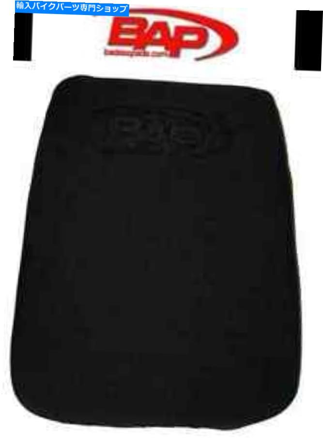 シート Badass Pads - ゲル/フォームオートバイシートクッション/フェンダーピリオンパッド - ブラック - 媒体 BADASS PADS - Gel/Foam Motorcycle Seat Cushion/Fender Pillion Pad- BLACK- Medium【並行輸入品】