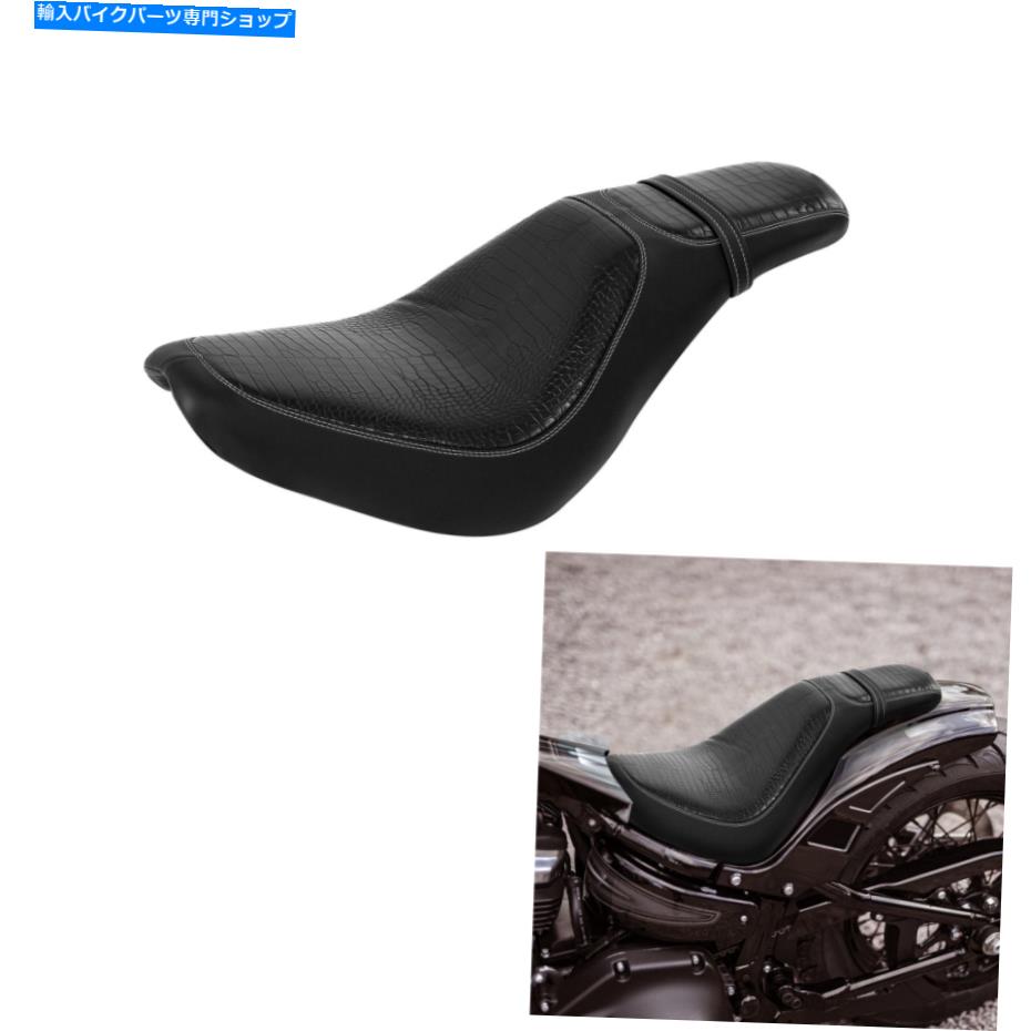 シート ハーレーデラックスフランドソフト標準FXST 2018-2021のための運転席の助手席フィット Driver Passenger Seat Fit For Harley Deluxe FLDE Softail Standard FXST 2018-2021【並行輸入品】