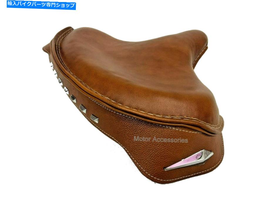 シート インドチーフスカウトドリフター800 1500 Gilroyロードマスターソロレザーシートブラウン Indian Chief Scout Drifter 800 1500 Gilroy Road master Solo Leather Seat Brown【並行輸入品】