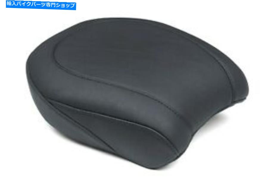 シート マスタングブラックワイドトリッパー助手席ピリオンハーレイダイナ脂肪ボブFXDF 14-17 Mustang Black Wide Tripper Passenger Seat Pillion Harley Dyna Fat Bob FXDF 14-17【並行輸入品】