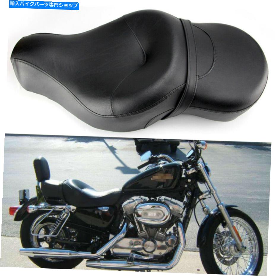 シート ライダードライバーの助手席の座席はハーリースポーツスター883 1200 72 48 2004-2021 Rider Driver Passenger Seat Two Up For Harley Sportster 883 1200 72 48 2004-2021【並行輸入品】