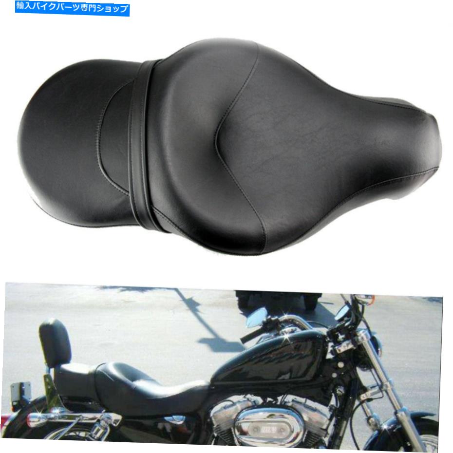 シート ハーレースポーツスターXL883 XL1200 2004-2020のための2アップドライバの後部助手席座席 Two-Up Driver Rear Passenger Seat For Harley Sportster XL883 XL1200 2004-2020【並行輸入品】