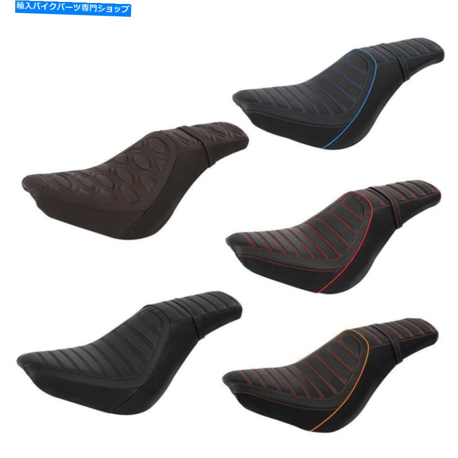 シート ワンピースドライバー＆旅客席フィット＆ハーレーソフトデラックス2018-2020 2018 One Piece Driver & Passenger Seat Fit For Harley Softail Deluxe 2018-2020 2018【並行輸入品】
