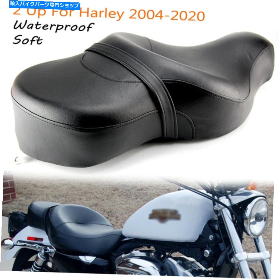 シート ハーリースポーツスターXL 883 XL 1200 2004-2019のための運転手の後部乗客の2アップシート Driver Rear Passenger 2-Up Seat For Harley Sportster XL 883 XL 1200 2004-2019【並行輸入品】|Us Custom Parts Shop USDM