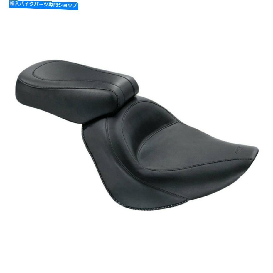 シート Harley-Davidson Fatboy 07-17マスタング76246スタンダードツーリング助手席 For Harley-Davidson Fatboy 07-17 Mustang 76246 Standard Touring Passenger Seat【並行輸入品】