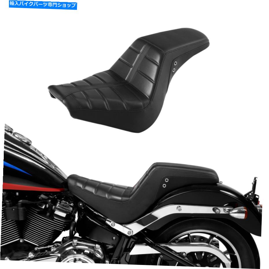 シート ブラックドライバーの助手席フィットハーレーソフト標準ストリートボブ2018-2021 Black Driver Passenger Seat Fit For Harley Softail Standard Street Bob 2018-2021【並行輸入品】 46,993円