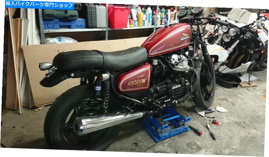 シート 28.5インチ1979 -1983ホンダCX500Cカスタムカフェレーサーシートコードコード：Z3015 28.5 inches 1979 -1983 Honda CX500C Custom cafe racer seat CODE: Z3015【並行輸入品】