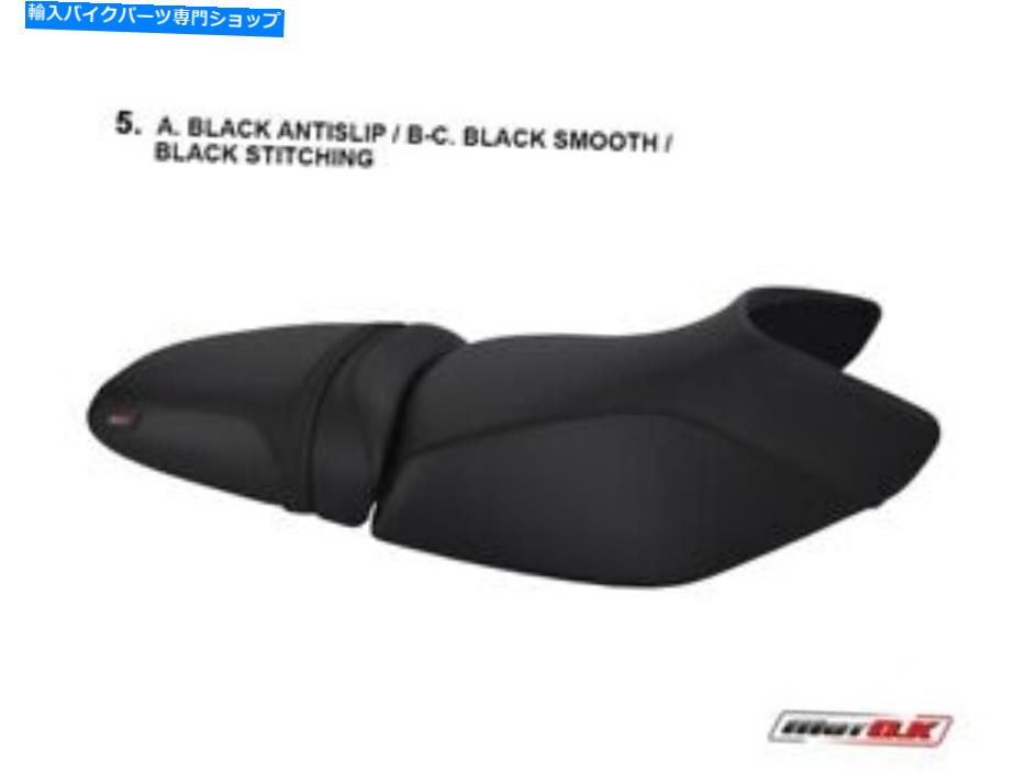 シート BMW R 1150 Rロックスター（2003-2005）MOTOKシートカバーブラックステッチアンチスリップ BMW R 1150 R ROCKSTER (2003-2005) Motok Seat Cover BLACK Stitching Anti Slip【並行輸入品】