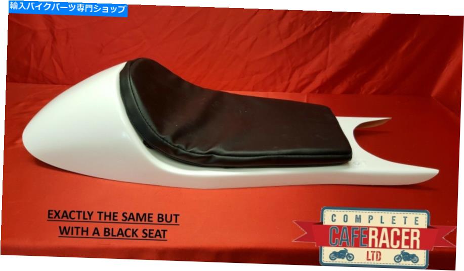 シート 黒いパッドと黒ゲルコートのBMW K100 K75カフェのレーサーシート BMW K100 K75 CAFE RACER SEAT IN BLACK GEL COAT WITH BLACK PAD【並行輸入品】