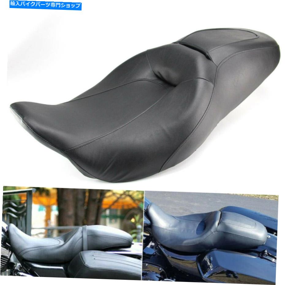 シート ハーレーストリートグライドフレックスロード王Flhr 2008-2021のためのライダーと助手席 Rider and Passenger Seat For Harley Street Glide FLHX Road King FLHR 2008-2021【並行輸入品】