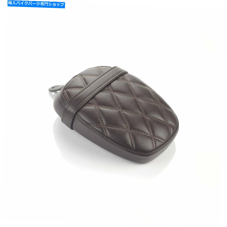 シート Triumph BonnevilleスピードマスターブラウンキルティングピリオンシートA9701501 Triumph Bonneville Speedmaster Brown Quilted Pillion Seat A9701501【並行輸入品】