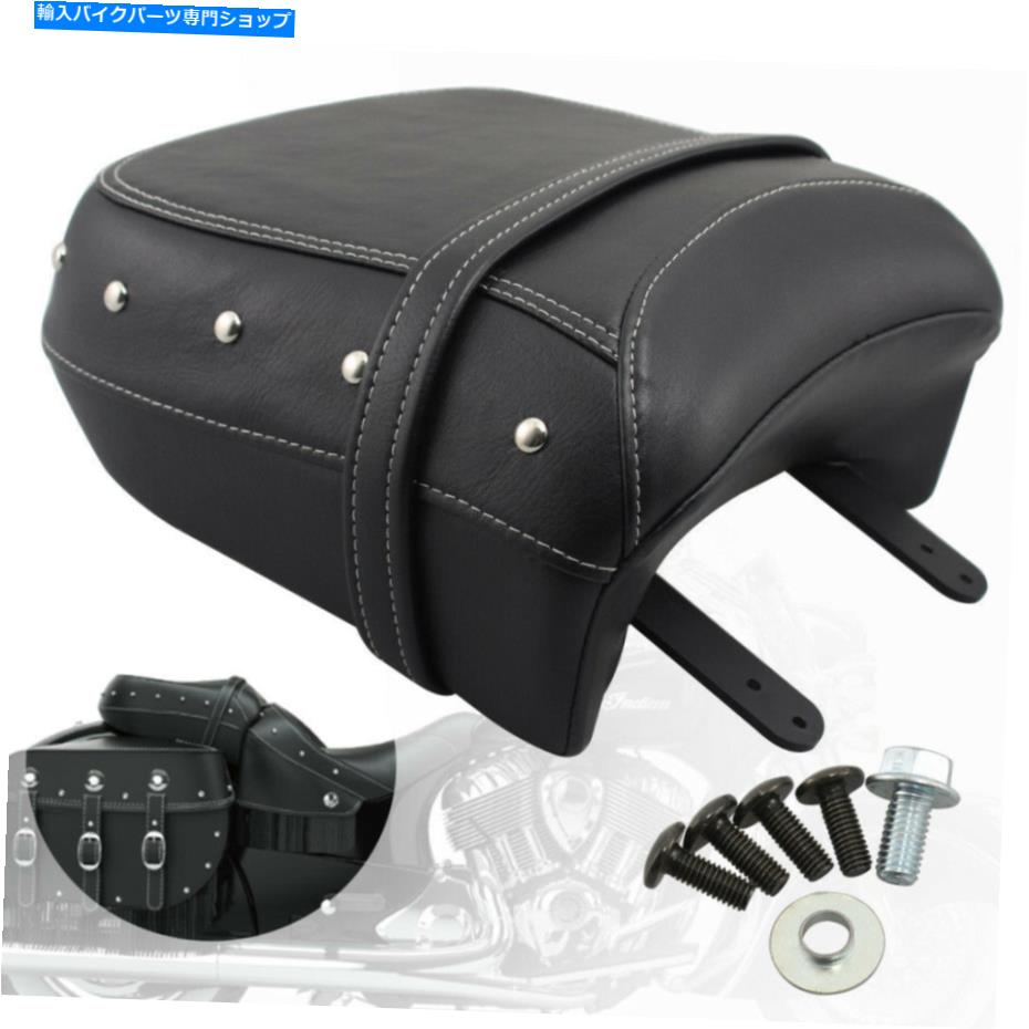 シート インドのチーフテインロードマスターのための黒い取り外し可能な後部助手席シートパッド Black Detachable Rear Passenger Seat Pad For Indian Chief Chieftain Roadmaster【並行輸入品】