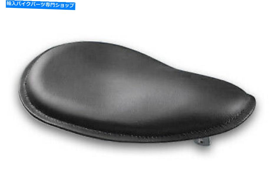 シート Velocipedeブラックレザーソロシートはハーレー - ダビッドソンにフィット Velocipede Black Leather Solo Seat fits Harley-Davidson【並行輸入品】