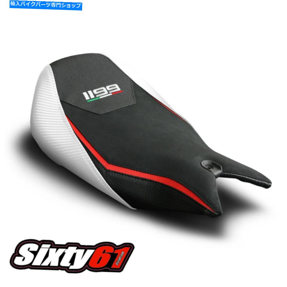シート Ducati Panigale 1199シートカバー2011-2015 Luimoto Veloce Tec-Grip Black White Ducati Panigale 1199 Seat Cover 2011-2015 Luimoto Veloce Tec-Grip Black White【並行輸入品】