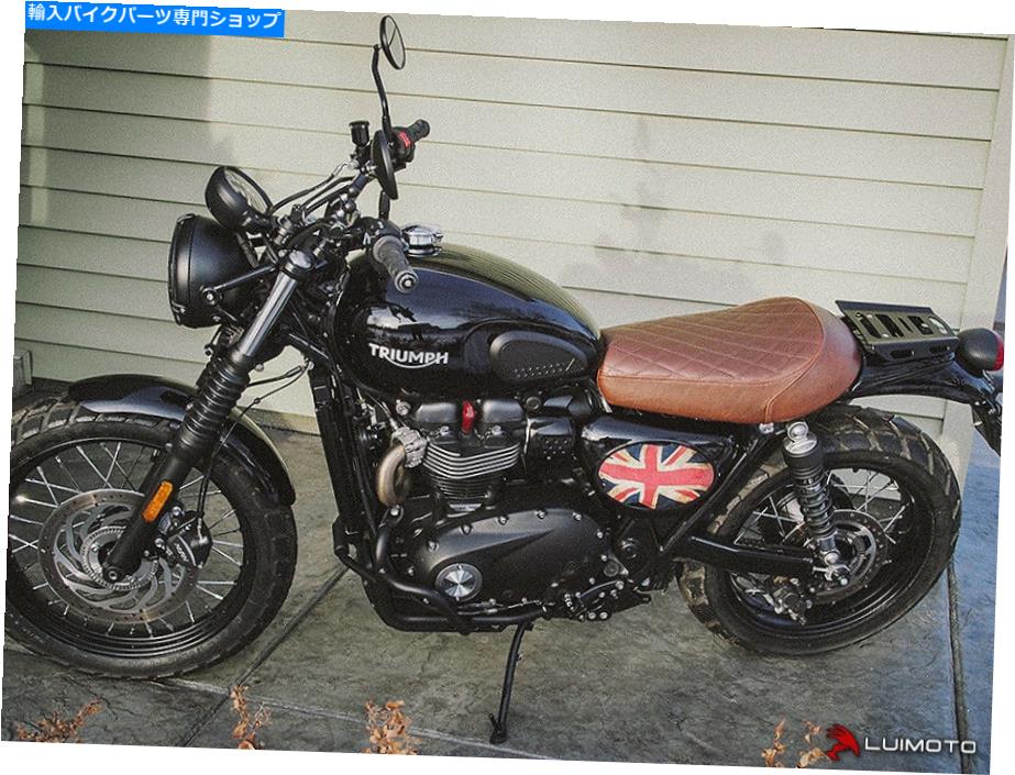 シート Triumph Scrambler 2017-2021ライダーシートカバービンテージダイヤモンドルイモト TRIUMPH SCRAMBLER 2017-2021 RIDER SEAT COVERS VINTAGE DIAMOND LUIMOTO【並行輸入品】|Us Custom Parts Shop USDM
