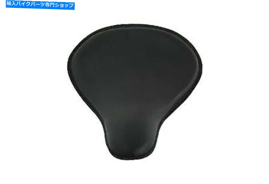 シート ブラックレザーベロレーサーソロシートフィットハーレーダビッドソン Black Leather Velo Racer Solo Seat fits Harley-Davidson【並行輸入品】