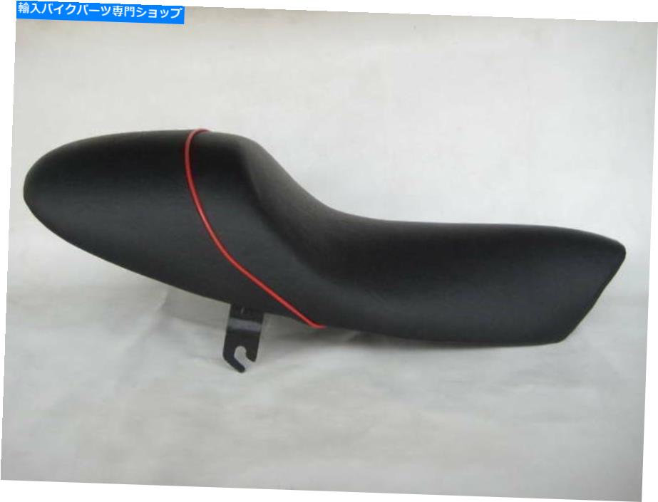 シート ノートンコマンドー750 850ロードスターシートメタルパンブラック赤い配管＃7687 Norton Commando 750 850 roadster Seat Metal Pan black with red piping #7687【並行輸入品】｜Us Custom Parts Shop USDM