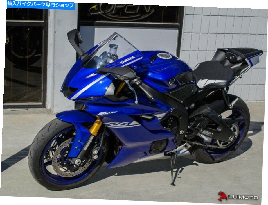シート ヤマハR6 2017-2020ライダー＆助手席カバーカバーチームオートバイルイモト YAMAHA R6 2017-2020 RIDER & PASSENGER SEAT COVER COVERS TEAM MOTORCYCLE LUIMOTO【並行輸入品】
