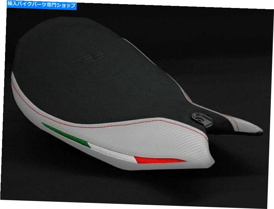 シート ルイモトチームイタリアスエードデザイナーシートカバーホワイト1199パニジェール Luimoto Team Italia Suede Designer Seat Cover White For Ducati 1199 Panigale【並行輸入品】｜Us Custom Parts Shop USDM