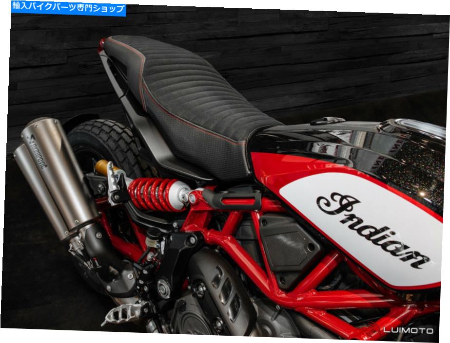 シート Luimoto Classic Riderシートカバーカバー1200 2019-2020 LUIMOTO CLASSIC RIDER SEAT COVER COVERS FOR INDIAN FTR 1200 2019-2020【並行輸入品】