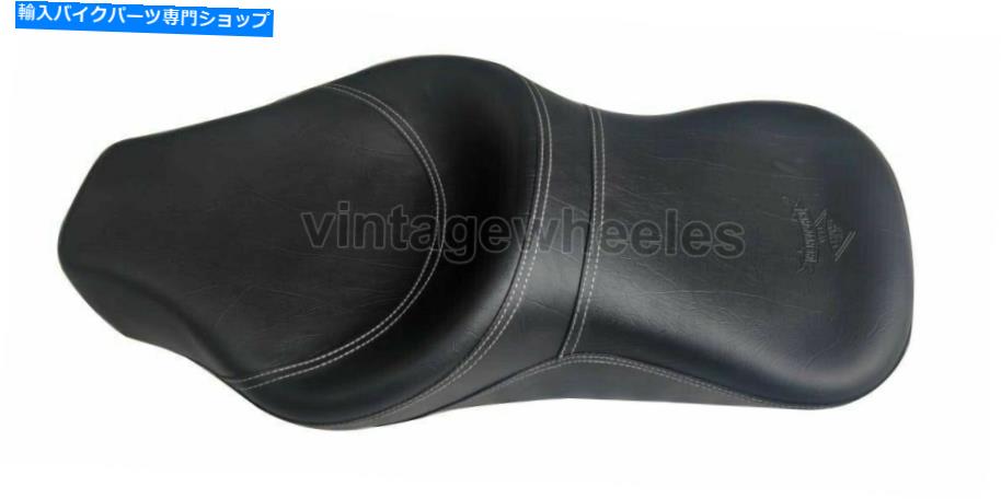 シート ロイヤルエンフィールドインターセプター650ブラックデュアルシートクッションローライダーホワイトスレッド Royal Enfield Interceptor 650 Black Dual Seat Cushioned Low Rider White Thread【並行輸入品】｜Us Custom Parts Shop USDM