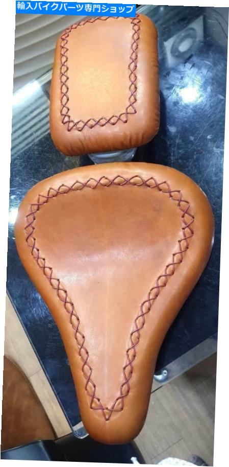 シート ロイヤルエンフィールドクラシック350cc＆500ccレザーシートタン - ブラウンフロントとリアシート Royal Enfield Classic 350cc & 500cc Leather Seat Tan - Brown Front and Rear seat【並行輸入品】｜Us Custom Parts Shop USDM