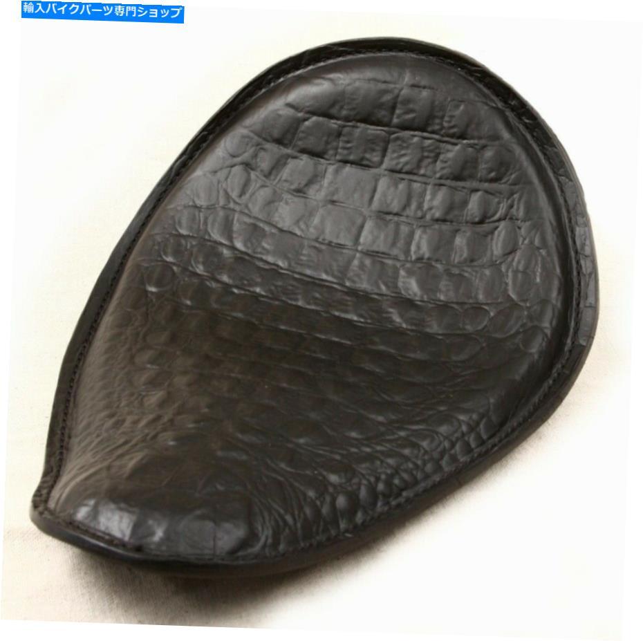 シート ソロシートチョッパーハーレースポーツスターブラックゲーターバナナ Solo Seat Chopper Harley Sportster Black Gator Banana【並行輸入品】