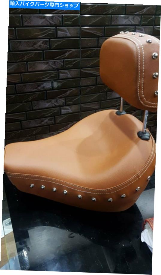 シート ロイヤルエンフィールド取り外し可能背もたれバケツ座席タンブラウンワンピースライダーシート Royal Enfield Detachable Backrest Bucket Seat Tan Brown One Piece Rider Seat【並行輸入品】