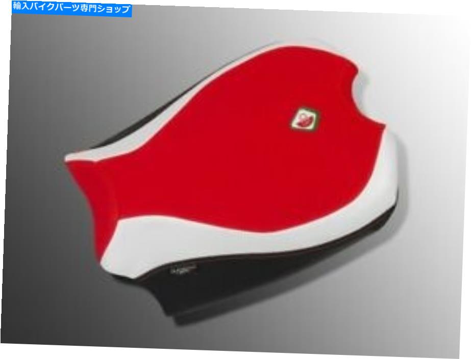 シート Ducabike Ducati StreetFighter V4ライダーシートカバー - 赤ホワイトブラック Ducabike Ducati Streetfighter V4 Rider Seat Cover - Red-White-Black【並行輸入品】